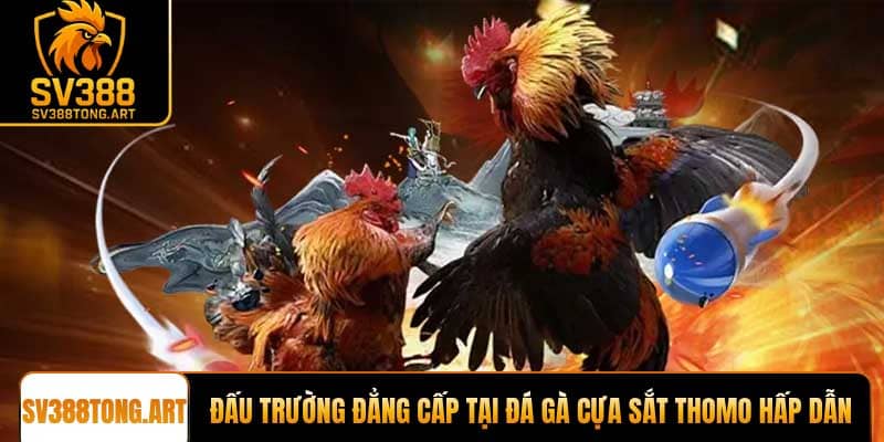 Đấu trường đẳng cấp tại đá gà cựa sắt Thomo hấp dẫn